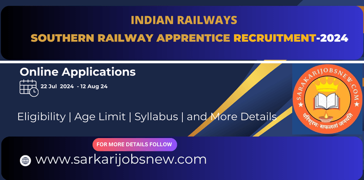 Southern Railway Apprentice Recruitment-2024