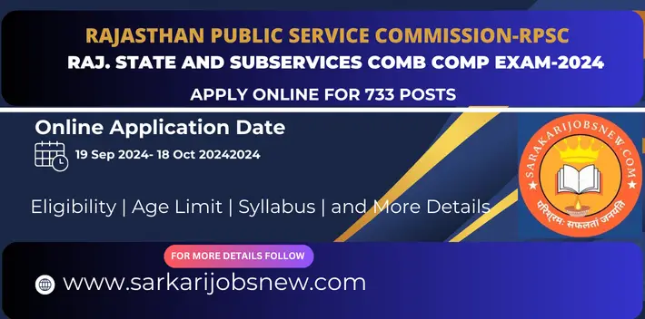 Raj. State and Subservices Comb Comp Exam-2024