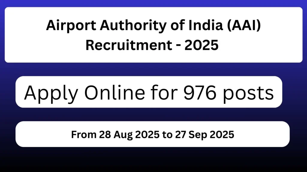 AAI Junior Executive Recruitment 2025